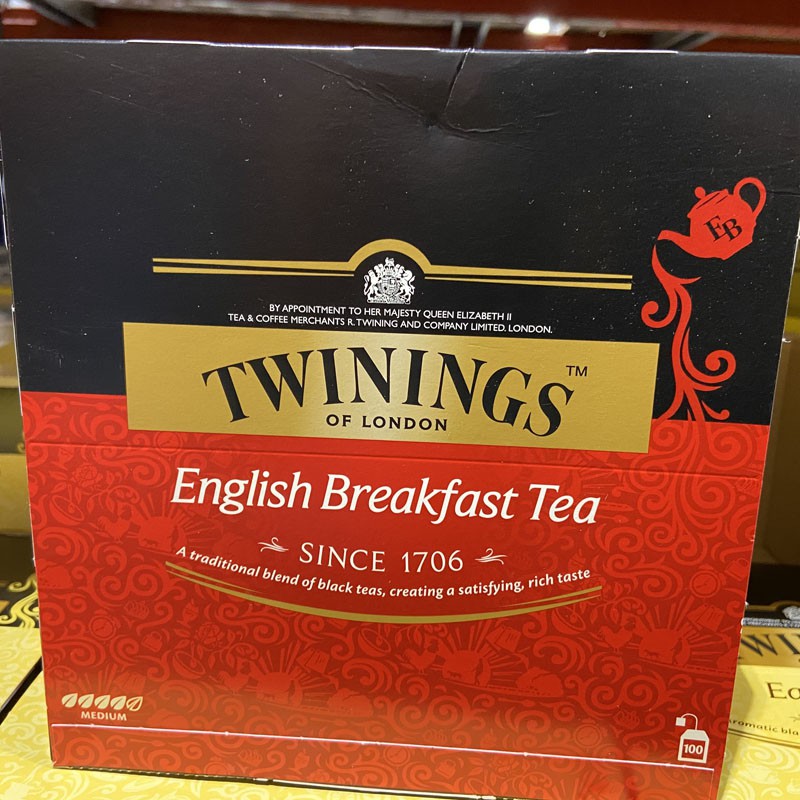 Twinings 英倫早餐茶 2公克 X 100包 3組 W85984 COSCO代購