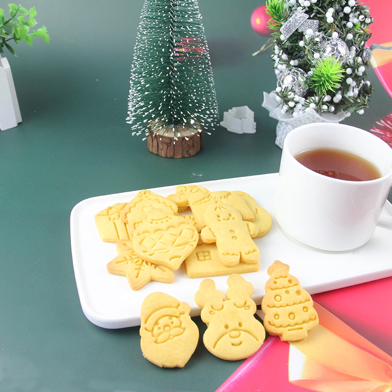 烘焙 饼模 饼干 DIY2023 新款日式耶誕卡通餅乾模具薑餅人 耶誕老人雪花雪人曲奇糖霜翻糖3D切模