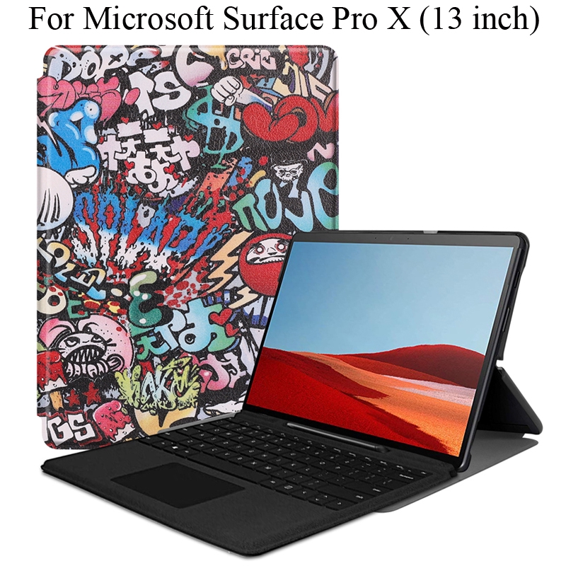 微軟 適用於 Microsoft Surface Pro X ProX 13 英寸的保護皮套