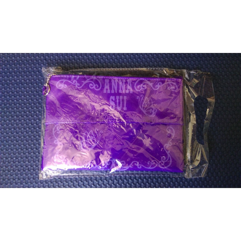 ANNA SUI 化妝包+票卡夾(防水材質)~全新