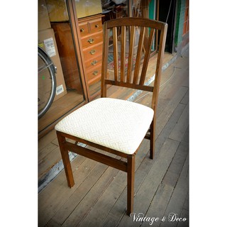美國古董STAKMORE木製老摺疊椅 復古折疊椅 [CHAIR-0129]