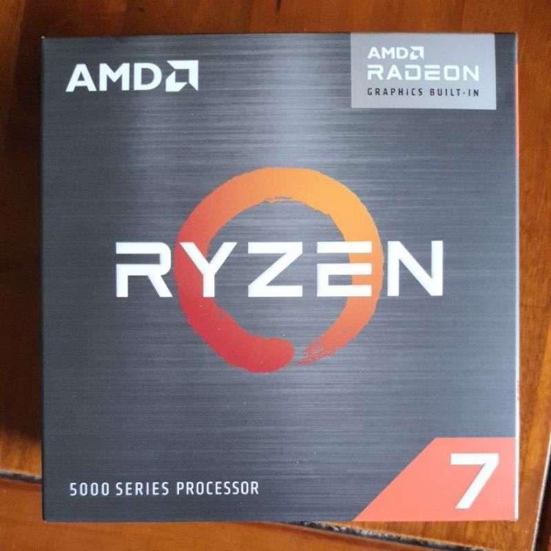 蝦皮最便宜 AMD RYZEN 7 5700G 2021/9/2購入 3.8GHz/AM4腳位/含內顯/CPU