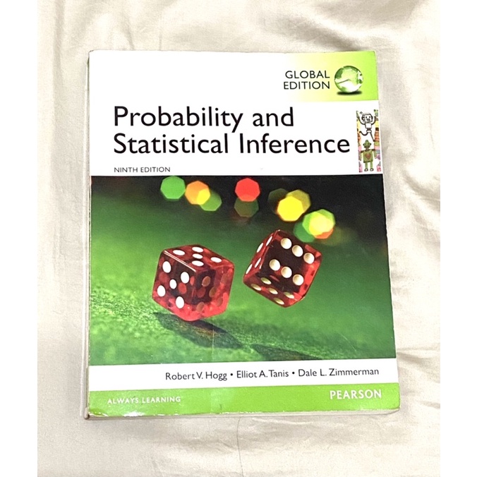 大學統計學課本 Probability and Statistical Inference 9e, Hogg