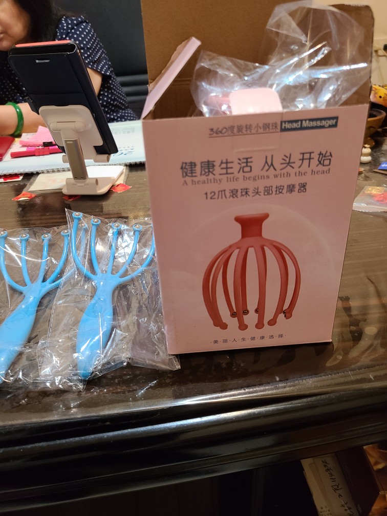 24h出貨 強化版12爪按摩器章魚按摩爪頭皮按摩爪八爪魚頭部按摩爪八爪魚頭皮按摩器頭皮按摩抓頭器