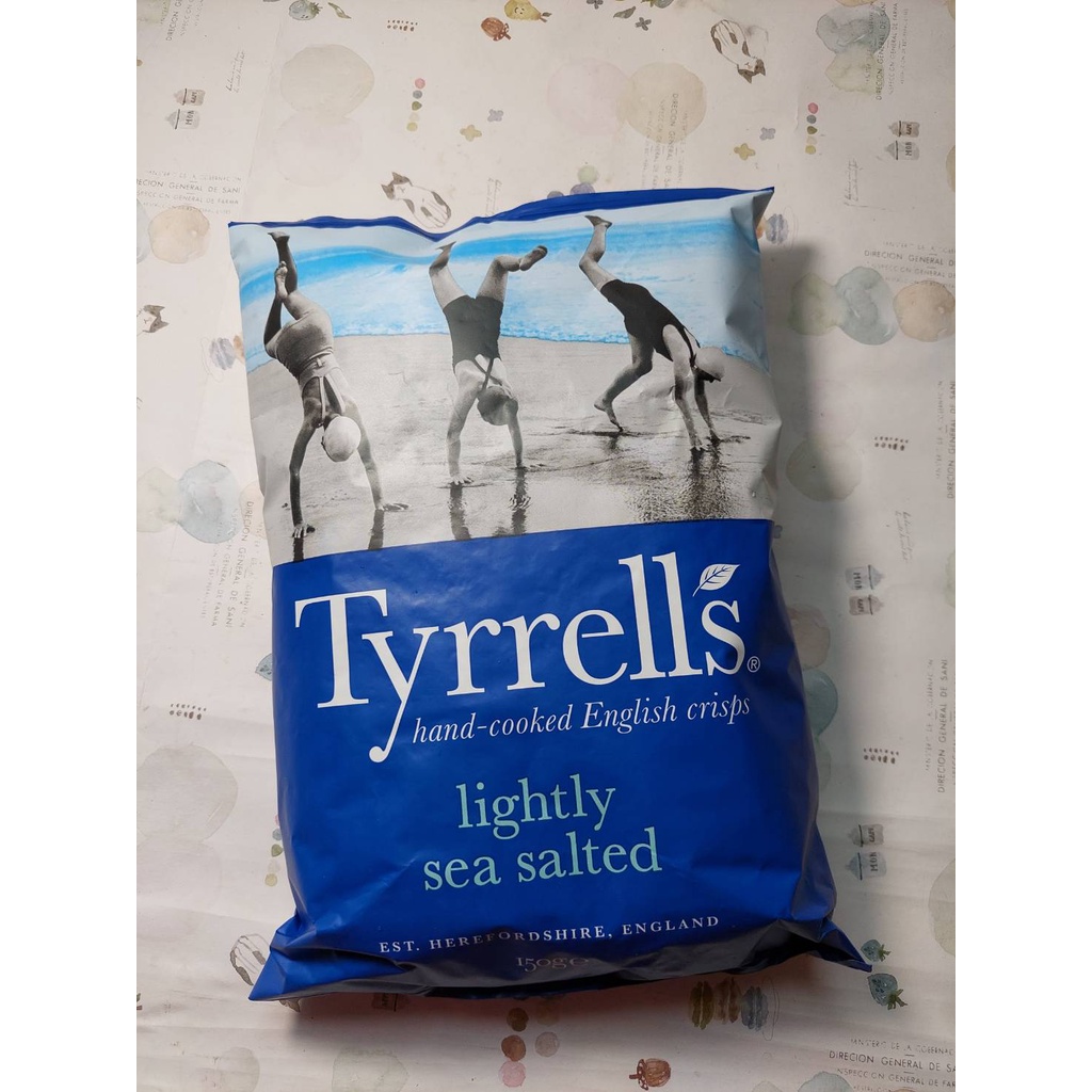 英國《Tyrrells 泰勒思》洋芋片-薄鹽150g(效期:2024/8/01)市價139元特價55元超取8包