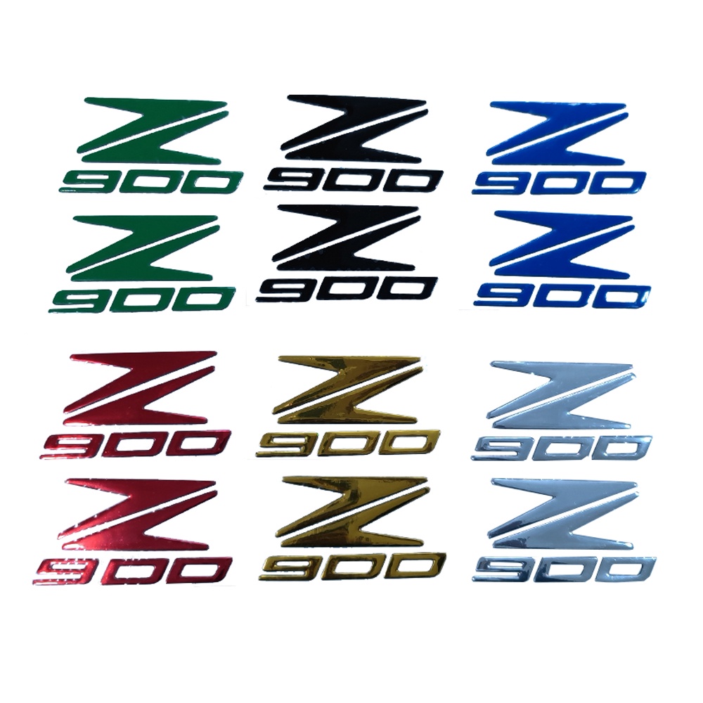 KAWASAKI 摩托車三維徽章徽章貼花坦克車輪 Z900 貼紙軟反光貼花貼紙適用於川崎忍者 Z900 Z 900