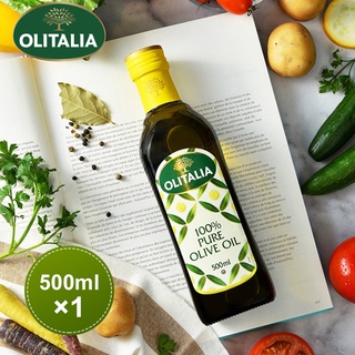 【奧利塔olitalia】500ml純橄欖油 A230009(單瓶/含禮盒) 義大利原裝進口 效期一年以上 原廠公司貨