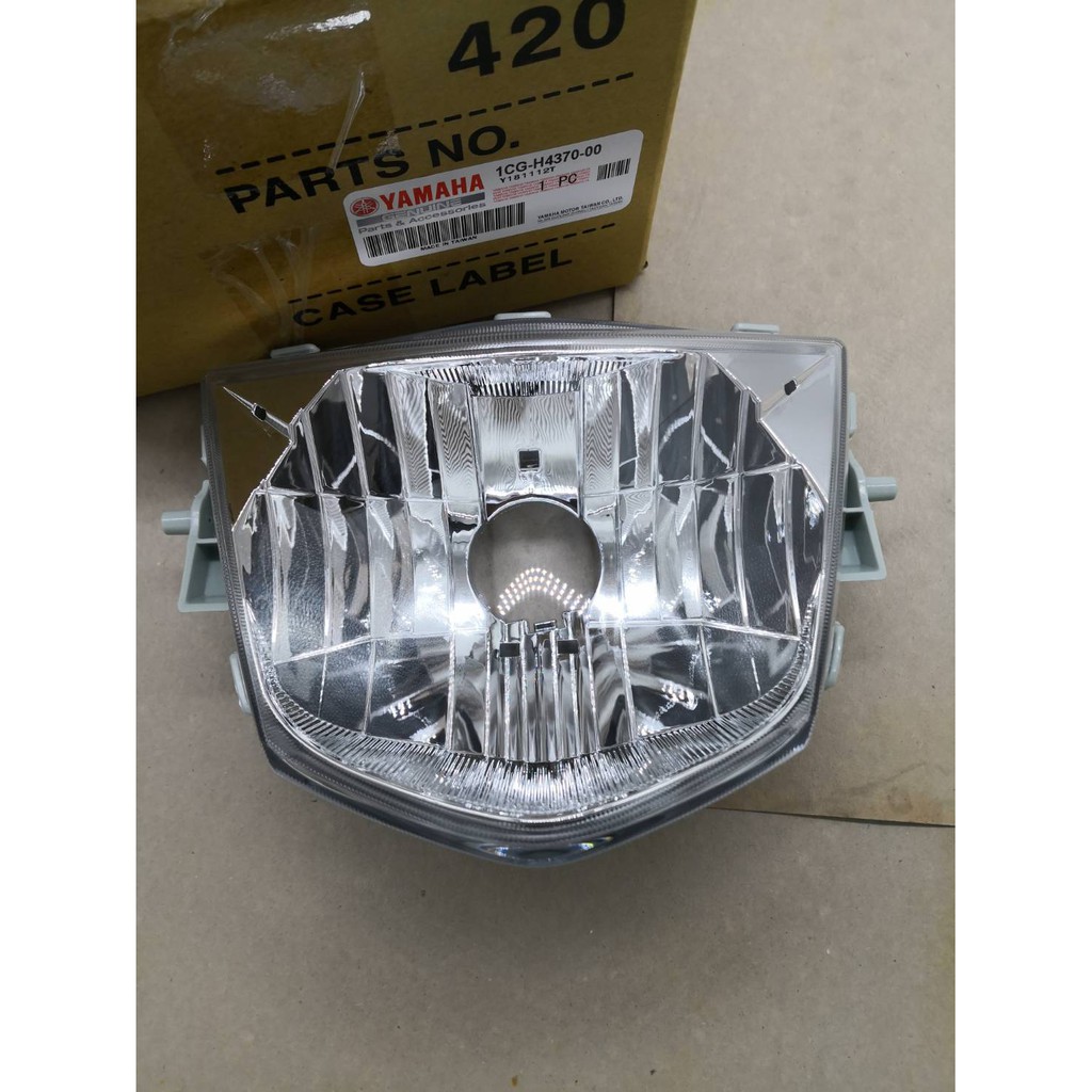 Yamaha 山葉1cg 原廠副廠rs Zero Ray 前大燈前燈組大燈透明色 蝦皮購物