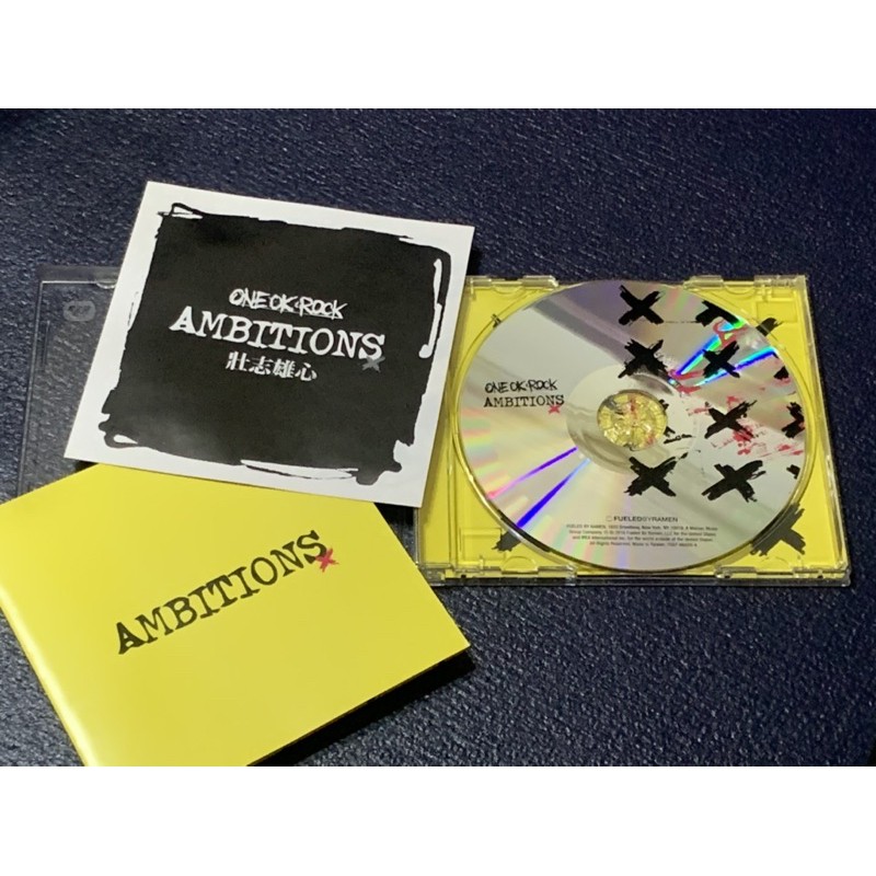 One Ok Rock Ambitions 日本搖滾天團 二手專輯 蝦皮購物