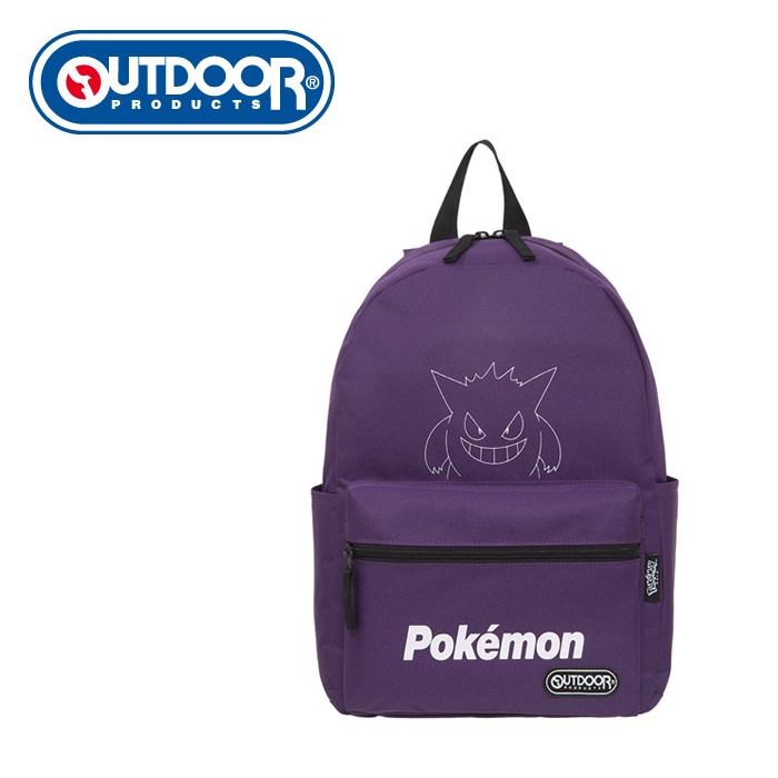 OUTDOOR Pokemon聯名款夜光耿鬼後背包 ODGO21A02PL 紫色 後背包