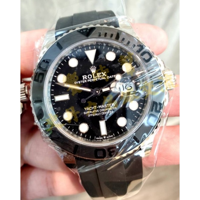 『已交流』👏勞力士 226659 ROLEX 遊艇 Yacht-Master 18K白金 新卡