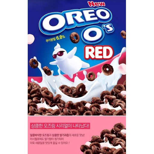 🦋韓國🇰🇷Post OREO 巧克力棉花糖麥片🍓草莓🍓250g