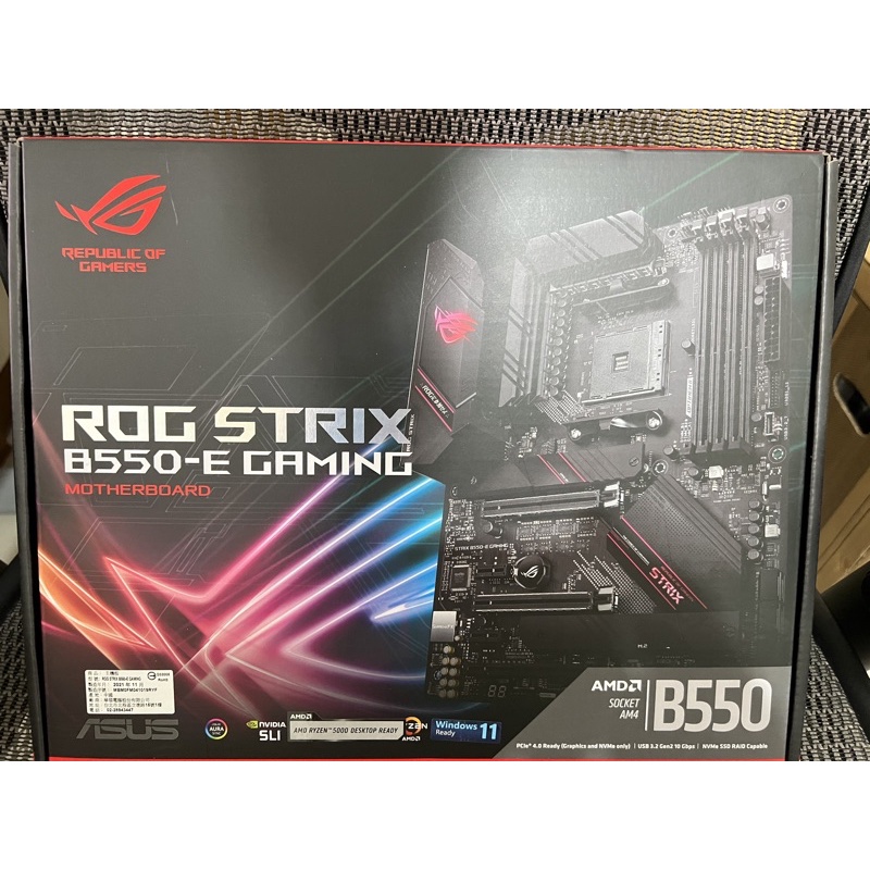 Asus 華碩 ROG Strix B550-E Gaming 主機板 全新