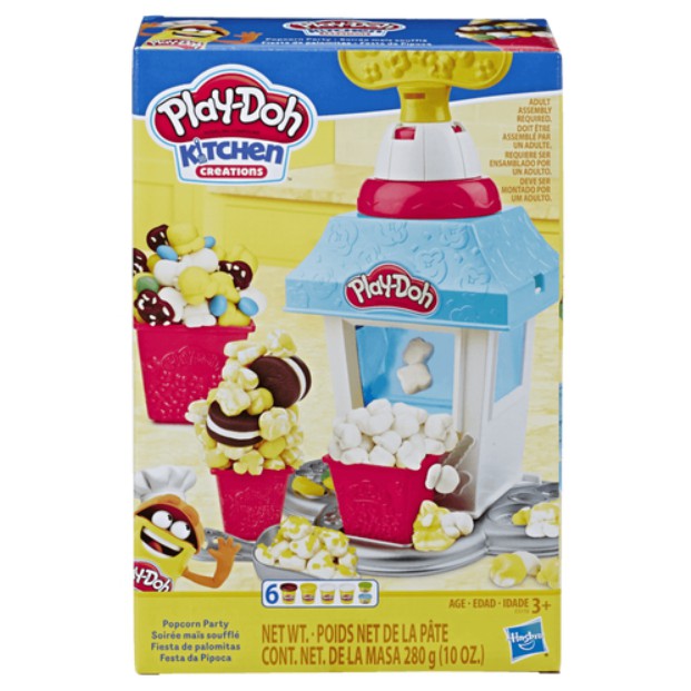 2 Kids&lt;孩之寶&gt;Play-Doh培樂多 爆米花派對 DIY 手作 黏土 無毒 原價599