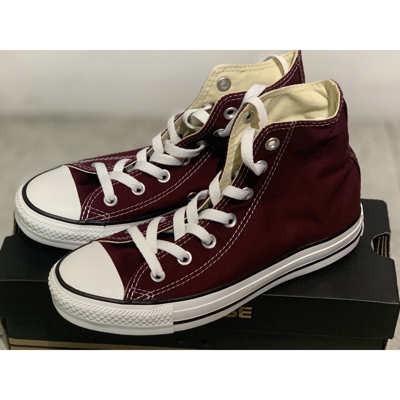 CONVERSE Chuck Taylor All Star 匡威 基本款 酒紅色 帆布鞋 長筒