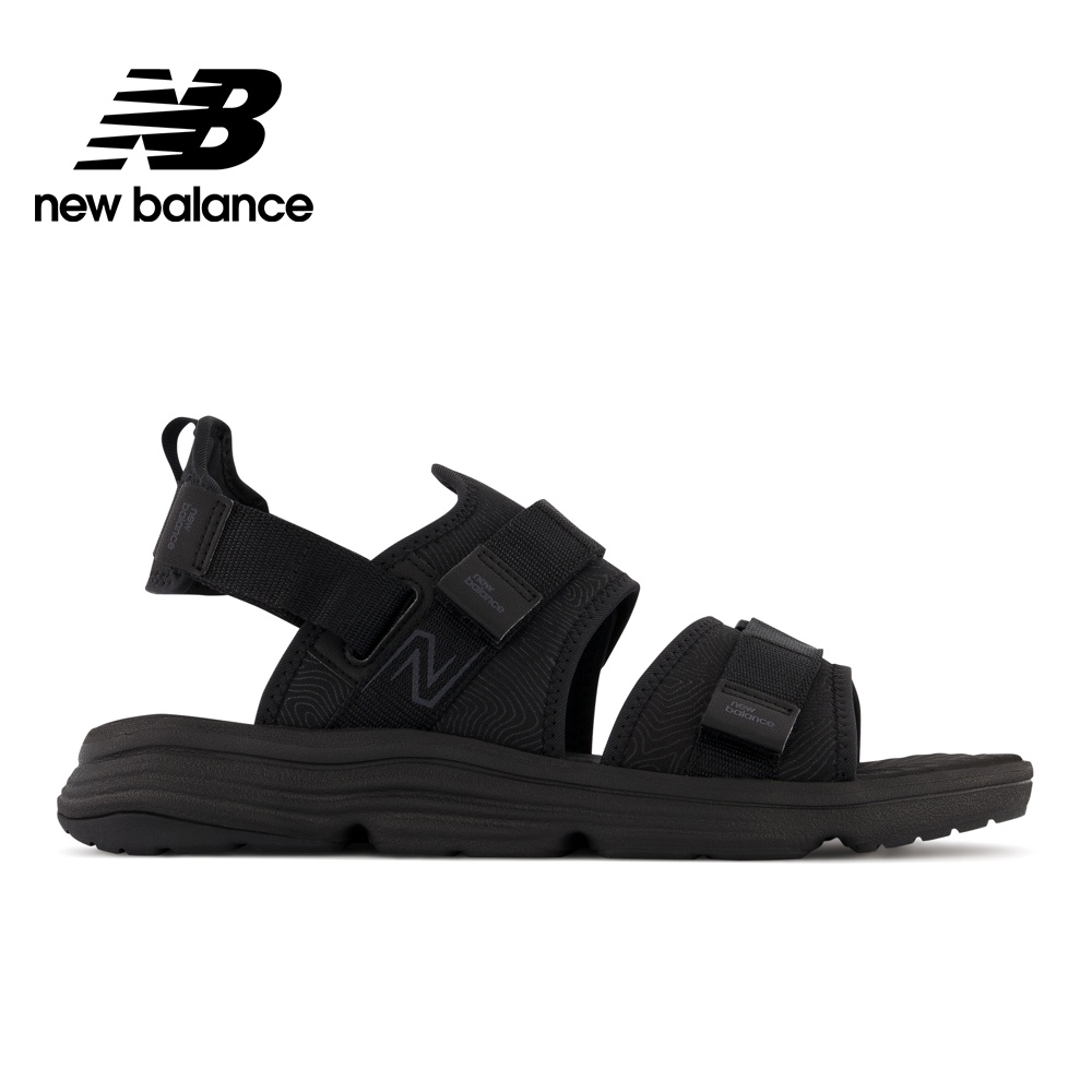 【New Balance】 NB 涼拖鞋_中性_黑色_SDL750A2-D楦