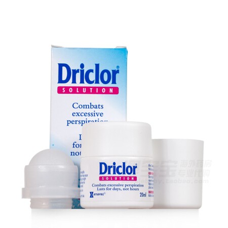 英國 Driclor 加強型 滾珠止汗劑 20ml 止汗露 腋下汗 手汗 腳汗