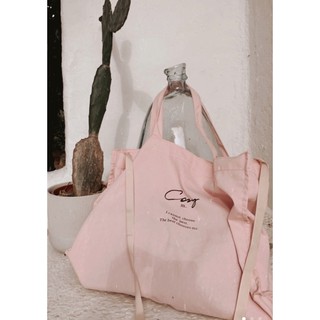 全新miyuki select Cozy m.品牌標語粉色購物袋