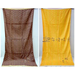 日本zakka雜貨-水玉圓點 狗狗 小狗 腳印 刺繡 夏天 海邊玩水 溫泉浴巾/沙灘游泳巾5082-G