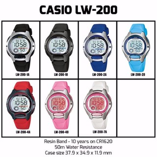 全新 CASIO 多功能造型運動女錶 LW-200//7色可選