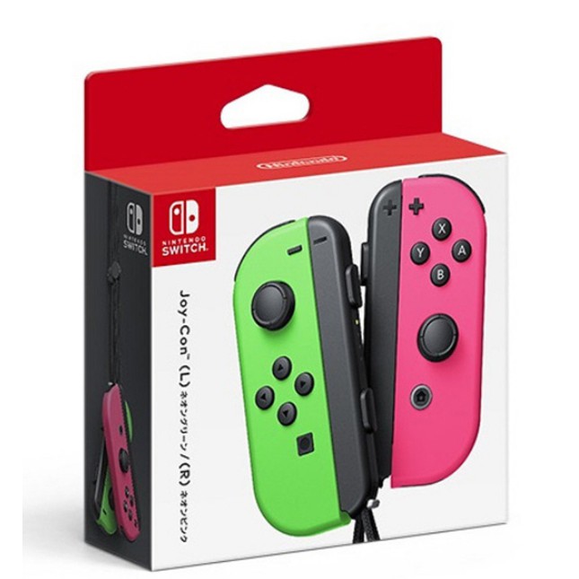 Nintendo Switch Joy-con 綠 / 粉 全新 現貨 台灣公司貨