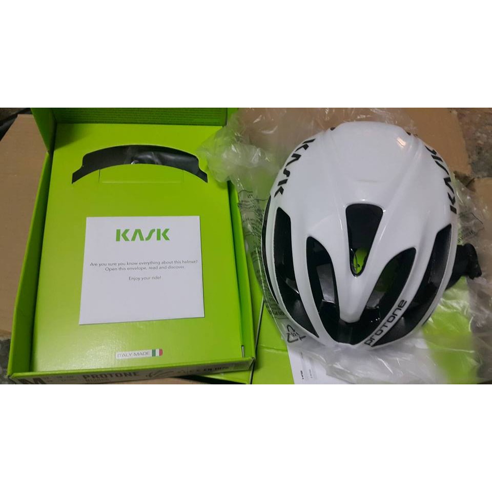 KASK PROTONE 全白款( M 52-58CM )