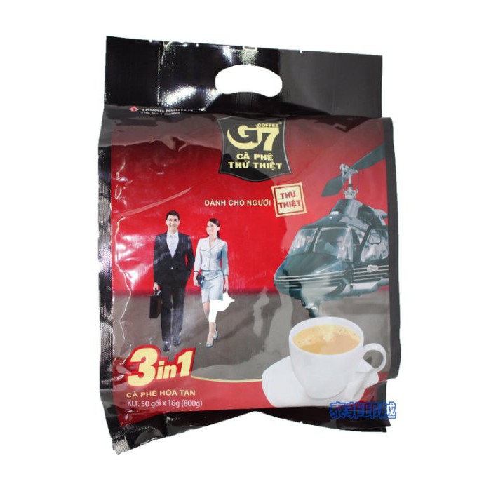 {泰菲印越} 越南 G7 三合一咖啡 咖啡 大包裝 50入 (1單最多10包)