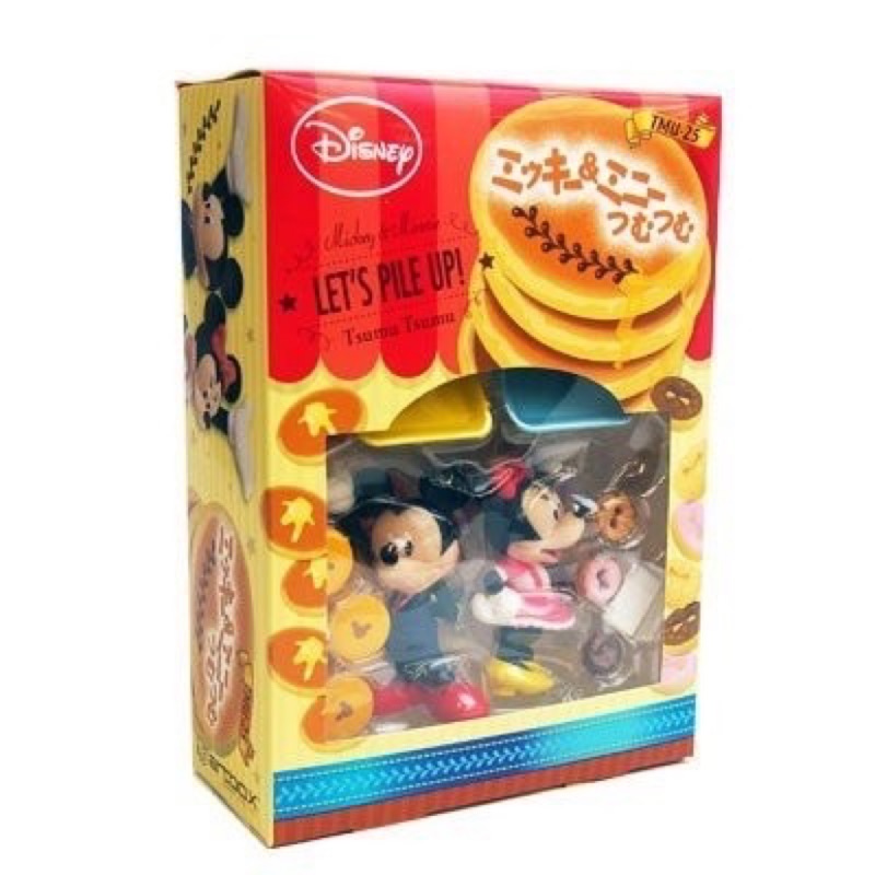 ［翹鬍子]日本 迪士尼 米奇 Mickey 米妮 疊疊樂 玩具 鬆餅 甜甜圈 造型