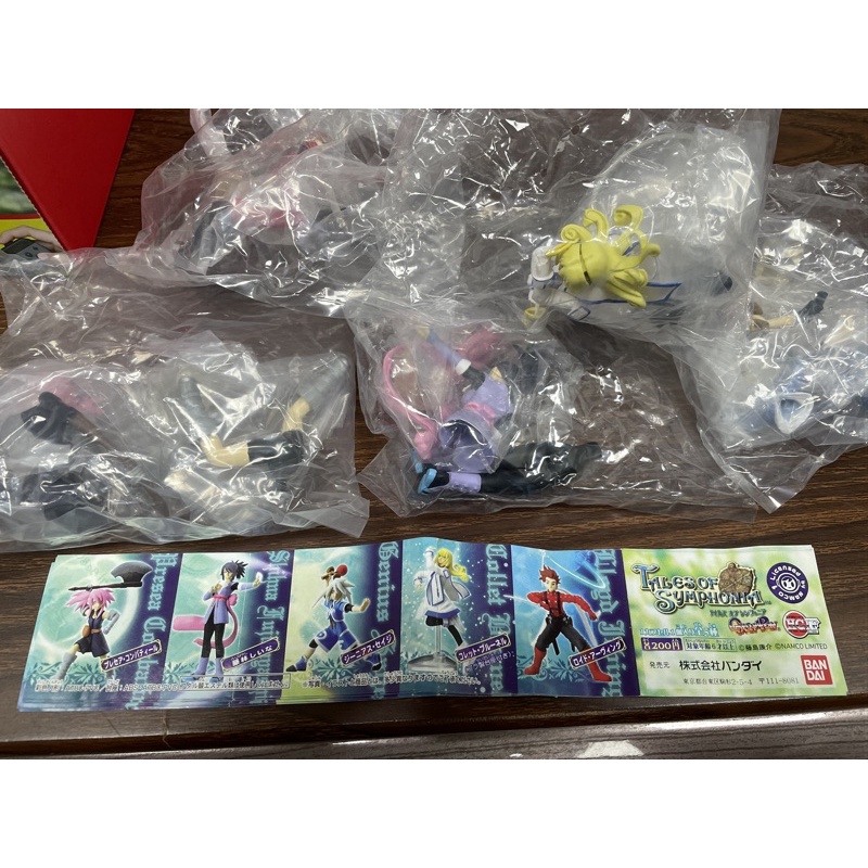 [786扭蛋] 日版 時空幻境 交響曲傳奇 扭蛋 公仔 TALES OF SYMPHONIA 全套 五隻