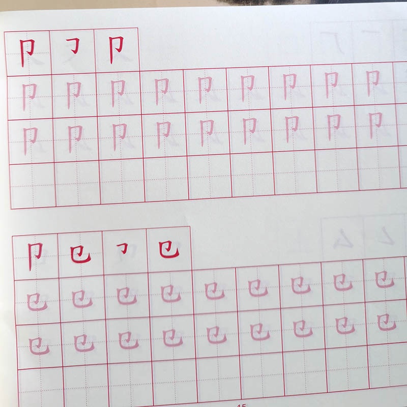 香港正體字偏旁部首描紅本幼儿園大班學前一年級筆順楷書練字臨摹 蝦皮購物
