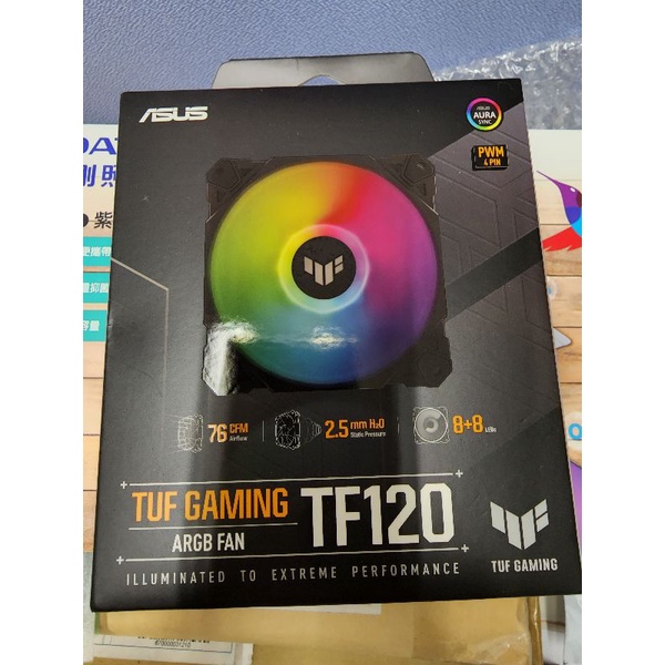 全新ASUS TUF Gaming TF120 ARGB 風扇