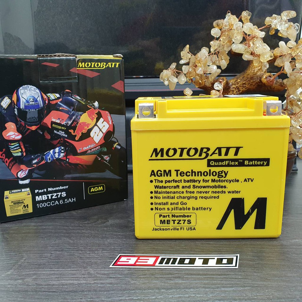 【93 MOTO】 MOTOBATT 黃色電池 黃色電瓶 MBTZ7S YAMAHA YZF-R1 R1 15年後適用