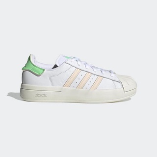 Adidas Superstar 女休閒鞋 經典貝殼頭 奶油底白粉 KAORACER GW9587