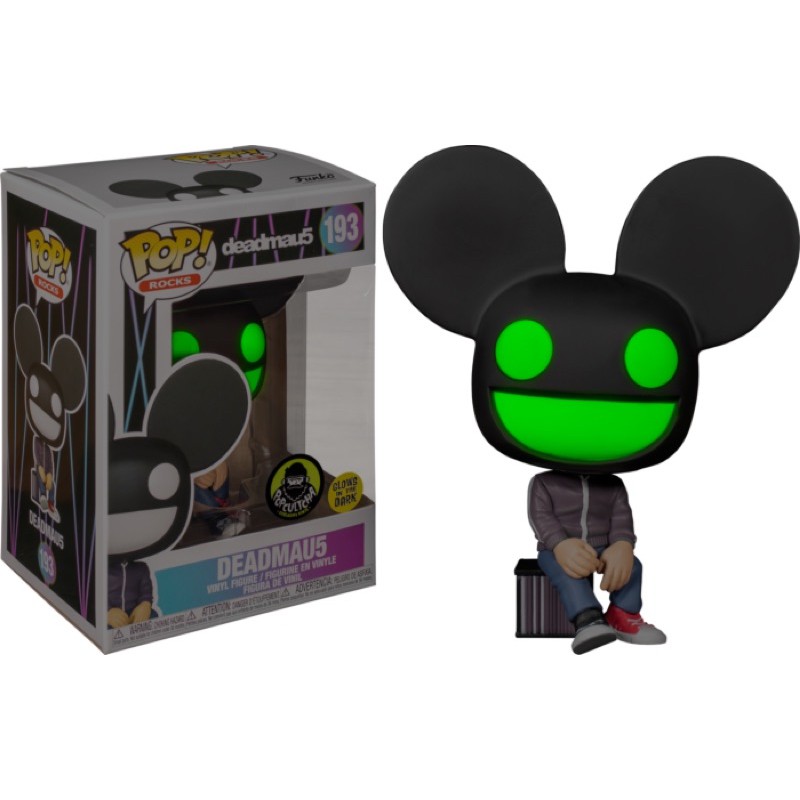全新正版現貨funko Pop 百大dj 嘴砲王deadmau5 鼠爺鼠來寶鼠魔夜光版gitd 蝦皮購物