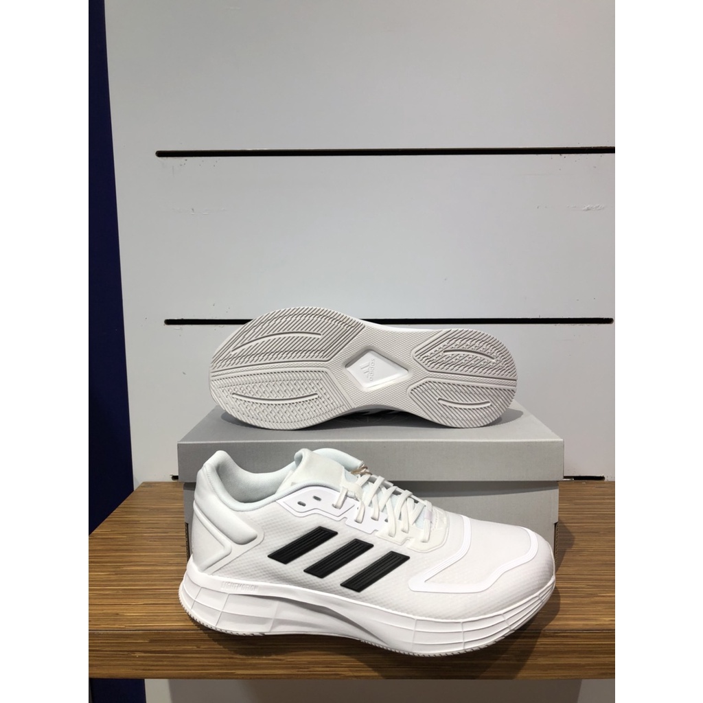 【清大億鴻】ADIDAS DURAMO 10 男鞋 輕量跑鞋 運動鞋  白色 GW8348