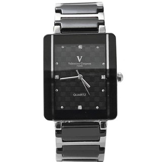 Valentino范倫鐵諾 經典格紋錶盤設計精密陶瓷手錶腕錶 【NE1047】原廠公司貨