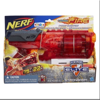 NERF FIRE 限量 透紅 強襲者連發衝鋒 左輪(狩獵重槌 子彈 復仇 自由 殲滅 迅火)