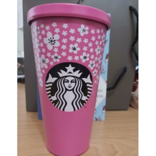 STARBUCKS 星巴克 櫻花不鏽鋼手拿杯 保溫保冷杯