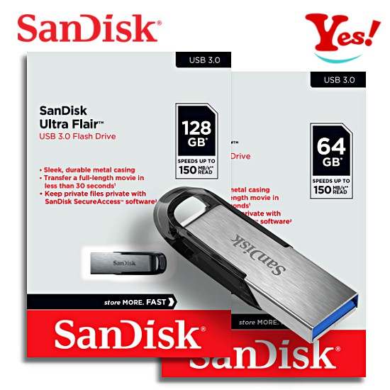 【Yes！公司貨】SANDISK CZ73 Ultra Flair 64G/GB 128G/GB USB/3.0 隨身碟