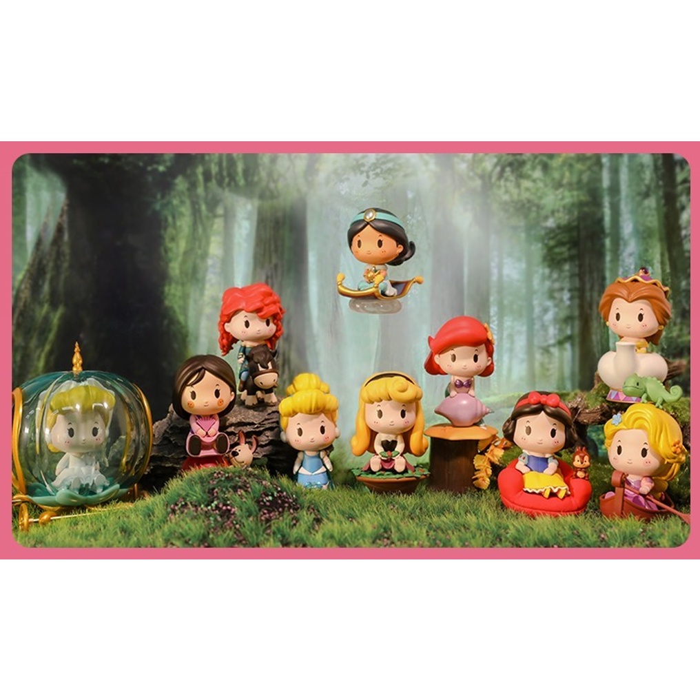 現貨整盒全新未拆封9入一盒  迪士尼公主座駕 公主坐騎 公主 車車 公主坐駕 POPMART 花木蘭  愛麗兒 木蘭