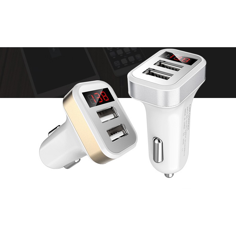 One物購 車用充電器旅充快充雙usb 測電壓電流note Iphone 手機平板導航皆可使用 蝦皮購物