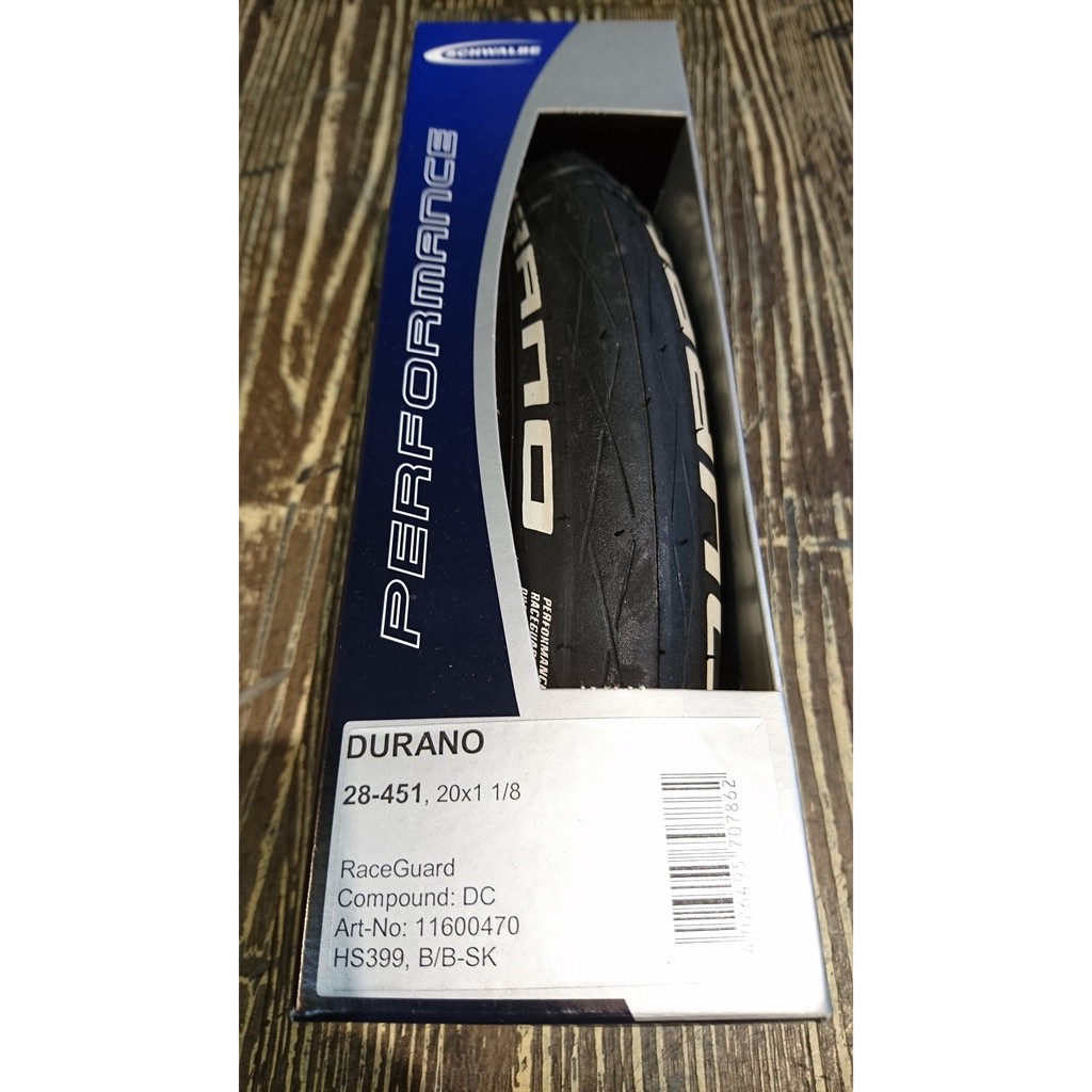 [304bike 台北市]SCHWALBE DURANO 451 可折 外胎 28-451 451外胎 DIY價