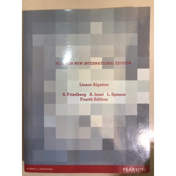 Linear Algebra /Friedberg /4th Edition/線性代數