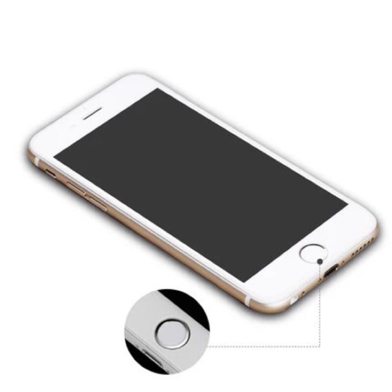 iPhone 5-8代iPhone6手機按鍵貼蘋果7plus home鍵指紋金屬按鈕貼紙丶超值優惠活動！銷售冠軍！