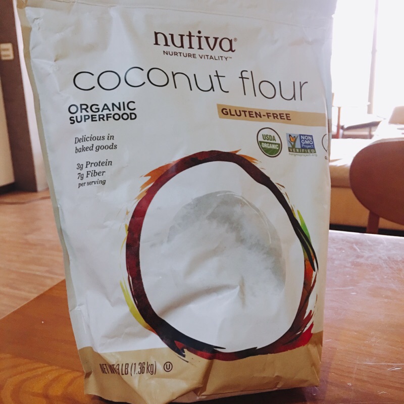 現貨 nutiva 有機高纖椰子細粉 3磅（1.36kg) 生酮/無麩質/低碳/田石安