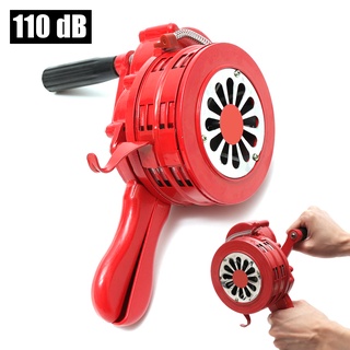 4.5 ” 110dB 手搖警報器喇叭手動操作金屬警報空氣 Raid 緊急安全