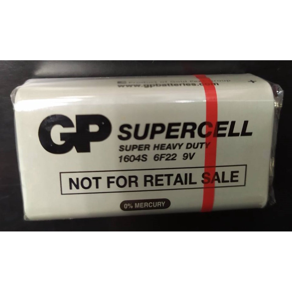 GP SUPERCELL 超霸9V碳鋅電池