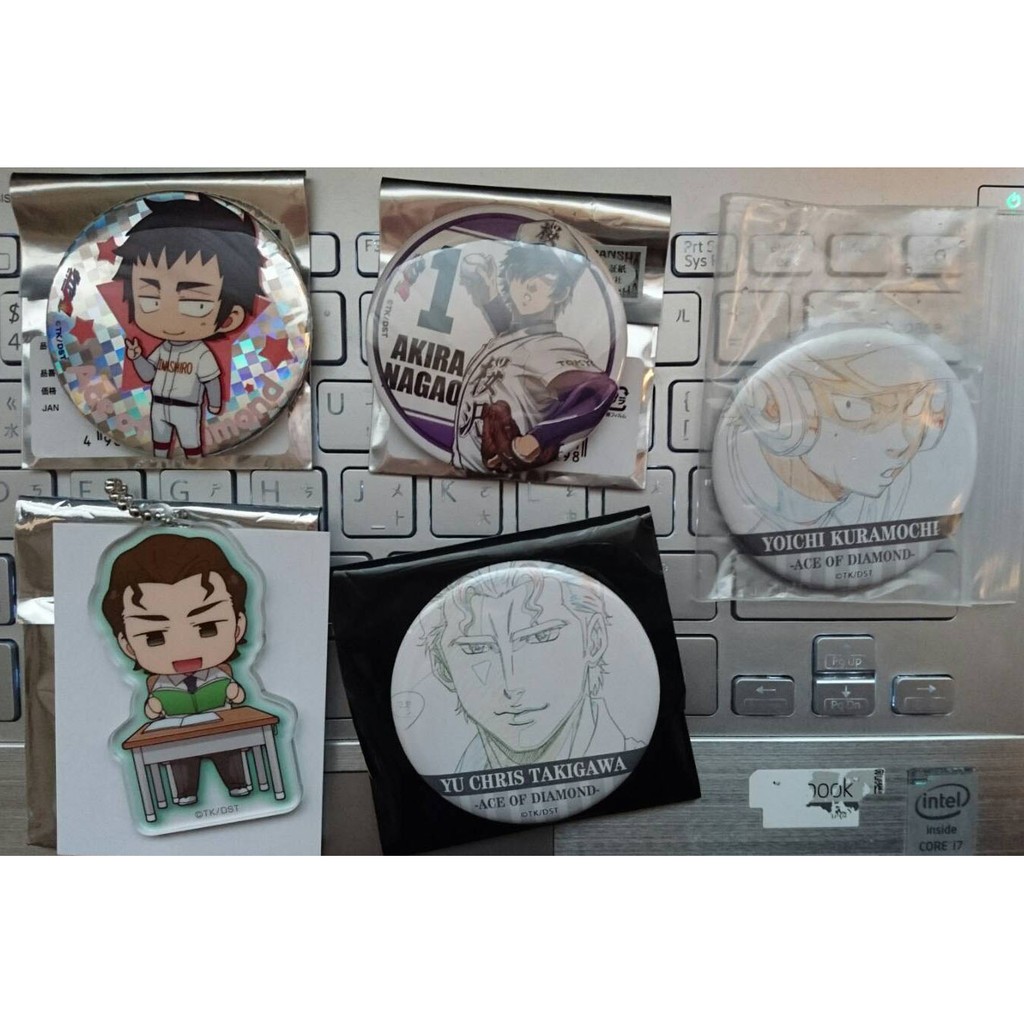 鑽石王牌鑽a 原畫展瀧川 克里斯 優御幸一也倉持洋一轟雷市東京名場面徽章吊飾鑰匙圈 蝦皮購物