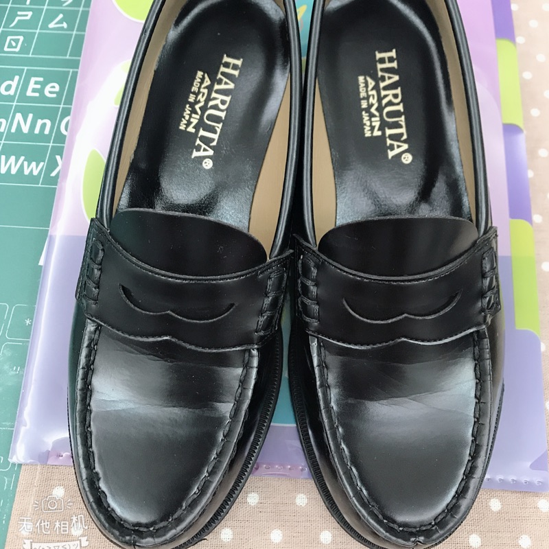 九成新 Haruta Arvin 近全新 日本製 學生鞋 現貨一雙 尺寸23.5cm隨便賣$500