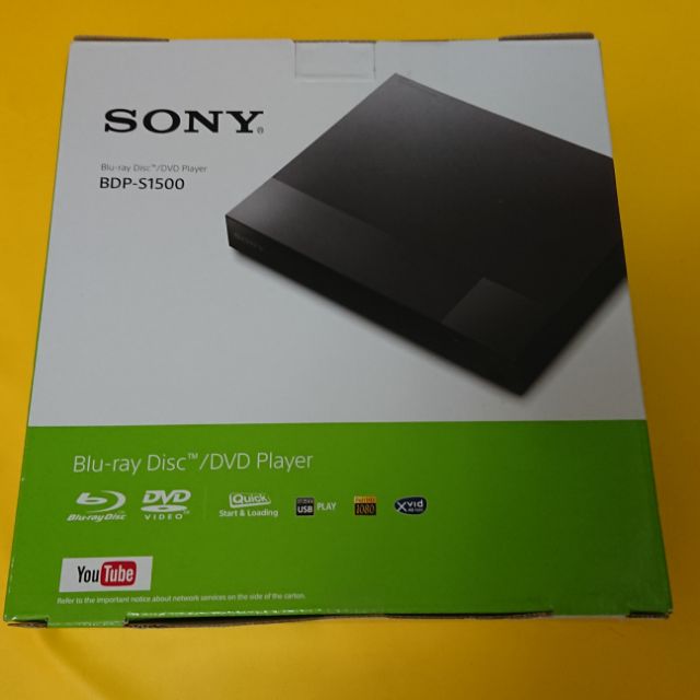 Bdp-s1500 sony dvd player